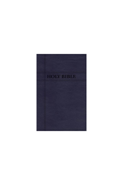 Zondervan Pub House Niv, Biblie cadou premium, Leathersoft, Bleumarin, Ediție...