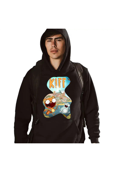 OEM Ανδρική Φούτερ με Κουκούλα Kiff Cartoons