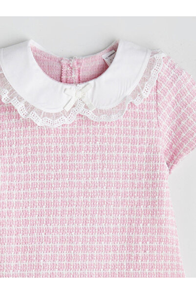 LC Waikiki Leave Your Style with Us |   Baby Collar Plaid Girl's Dress