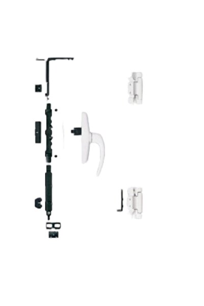 OEM Mecanism double opening (tilt-and-turn) for windows, aluminum joinery, white