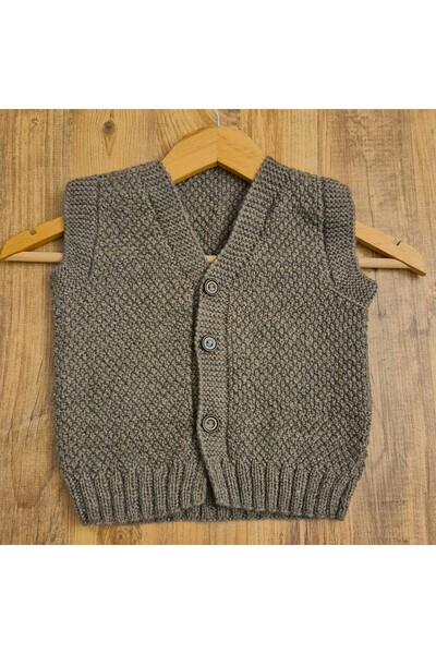 PİNA HEDİYELİK AKSESUAR El Örgüsü Bebek Yelek 1-2 Yaş