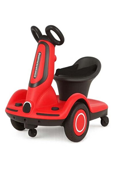 Primo Plus Smart Electric Kids Scooter with Seat and LED Lights - Red