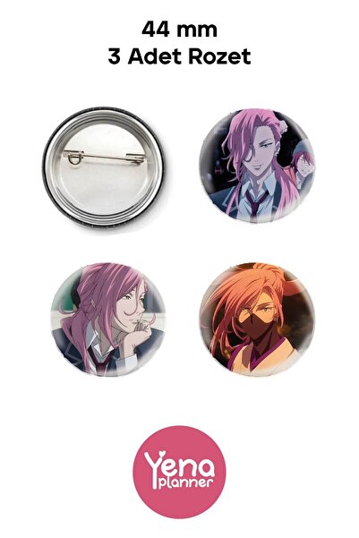 Yenaplanner SK8 the Infinity Ornament Set / Badge Set