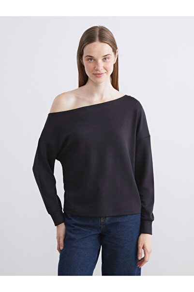 LC Waikiki Timeless Clothing & Timeless Choices Wide Roba Collar Women's Swea...