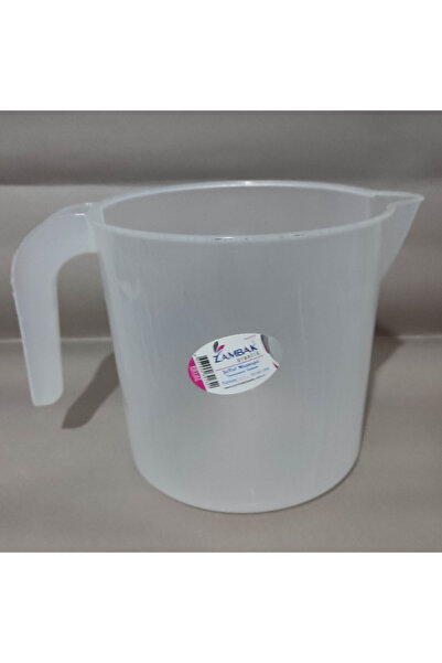 abnturk Plastik 1,5 Lt Ölçme Kabı – Şeffaf, Dayanıklı Plastik Mutfak Ölçü Kab...