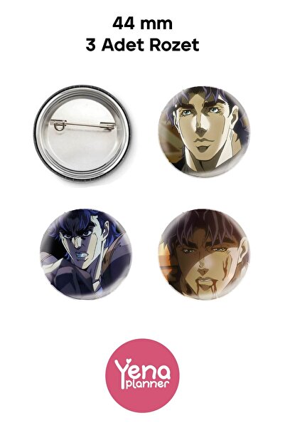 Yenaplanner مجموعة زينة / شارات حقيبة جوجو بيزير أدفنتشر