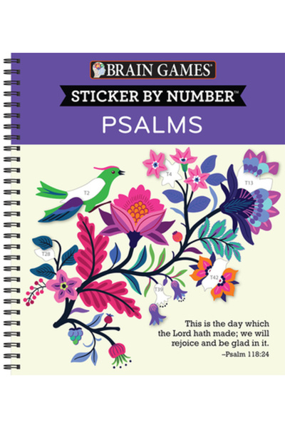 Pubn Intl Jocuri Creiere - Autocolant după Număr: Psalmi