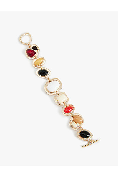 Koton Çok Renkli Taşlı Bileklik