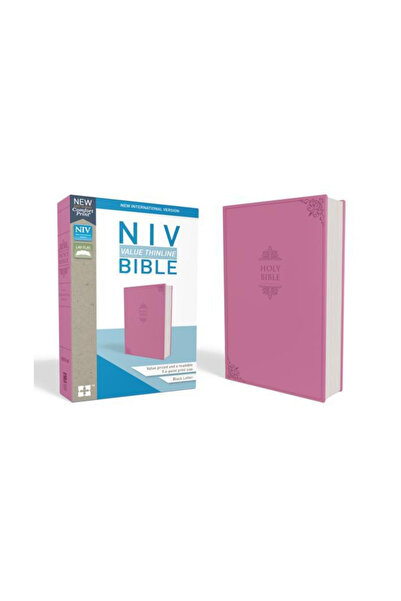 Zondervan Pub House Biblia NIV, Value Thinline, imitație de piele, roz