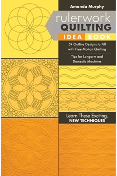 C & T Pub Carte cu idei pentru matlasarea cu riglă: 59 de modele de contur pe...