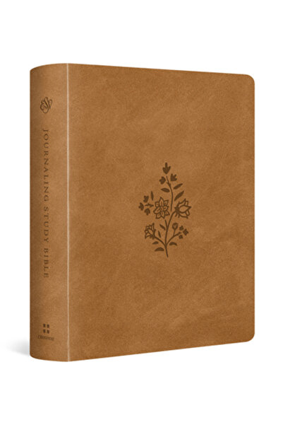 Crossway Books Biblia de studiu ESV pentru jurnal (Trutone Over Board, Nubuck Caramel)