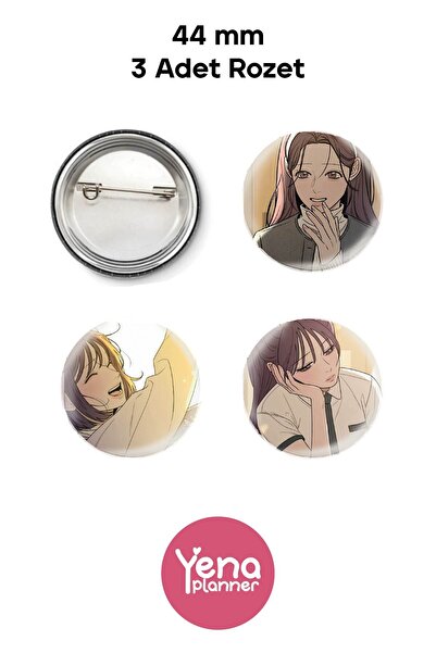Yenaplanner مجموعة زينة الحقائب / شارات عملية الحب الحقيقي