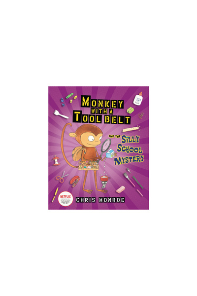 Carolrhoda Books Maimuța cu centură de scule și misterul prostesc al școlii