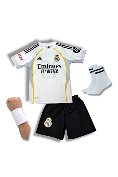 Flextreme Rêal.Madrid-Arda Güler 15 Prime Home 2025 New Season Kids Jersey Set of 4