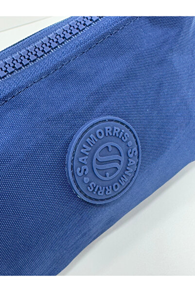 H&D COLLECTİON Crinkle Model Hand and Cross Strap Card Holder, Pen Holder with Coin Compartment/Wallet Type Makeup Bag