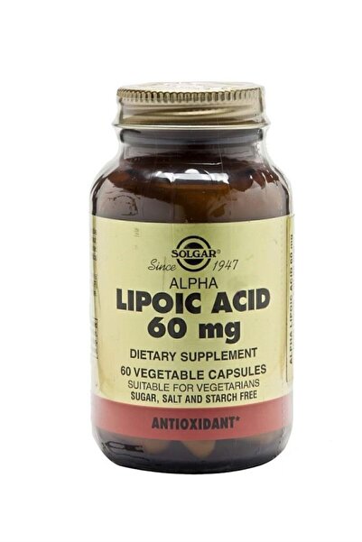 Solgar Alpha Lipoic Acid 60 Mg 60 Capsules