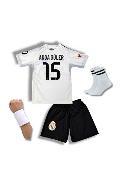 Flextreme Rêal.Madrid-Arda Güler 15 Prime Home 2025 New Season Kids Jersey Set of 4