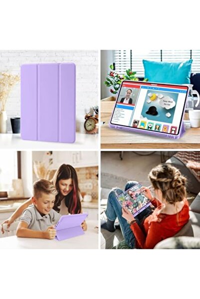 Generic حافظة iPad مقاس 10.2 بوصة، متوافقة مع الجيل التاسع/الثامن/السابع (2021/2020/2019)، حامل ثلاثي الطي مع قلم