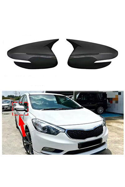 KOTO Kia Ceed Sinyalli Batman Yarasa Ayna Kapağı Piano Black 2012-2017