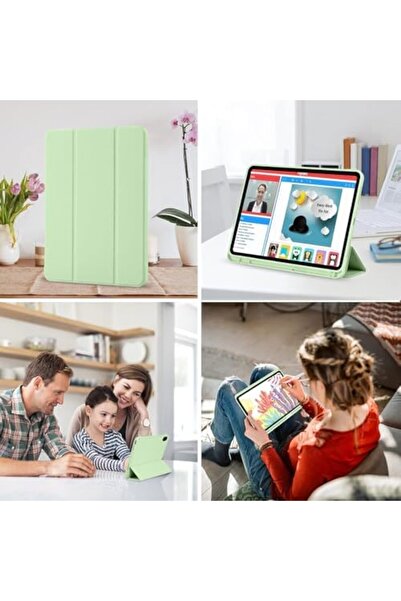 Generic حافظة آيباد 10.9 بوصة، الجيل العاشر 2022، حامل ثلاثي الطي ذكي مع حامل أقلام، خاصية الإيقاظ/السكون التلقائي،