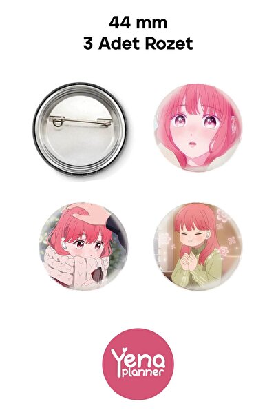 Yenaplanner Un semn de afectuție Set de ornamente pentru geantă / insignă