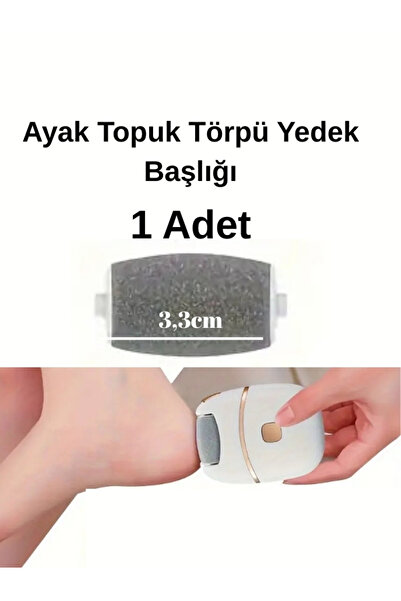 NaturalCharm Şarjlı Ayak Törpüsü İçin Yedek Başlık – Uzun Ömürlü, Dayanıklı ve Kolay Temizlenebilir