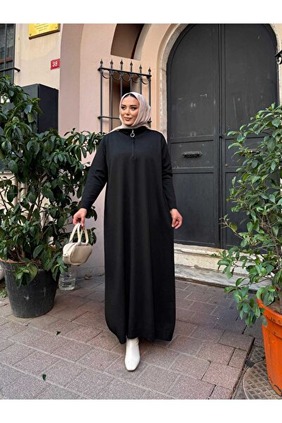 Pay KADIN TESETTÜR SOĞUK İPLİK TRİKO ELBİSE (42/44/46/48/50/52/54 BEDEN UYUMLU)