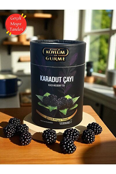 Köylüm Gurme Amasya Karadut Çayı 250 gr – Bitki Çayı, Gerçek Meyve Taneli Sil...