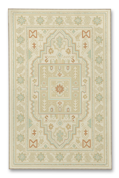 Rugs Modern Halı MOSSO Κρεμ Θεματικά έθνικ μοτίβα με σχέδια, υφαντή βάση, vin...