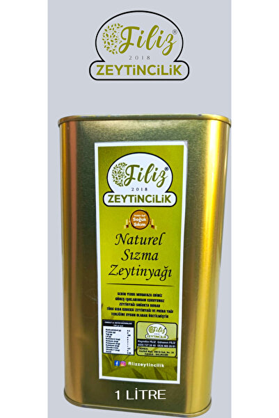 FİLİZ ZEYTİNCİLİK NATUREL SIZMA ZEYTİNYAĞI 1 LİTRE (TNK)