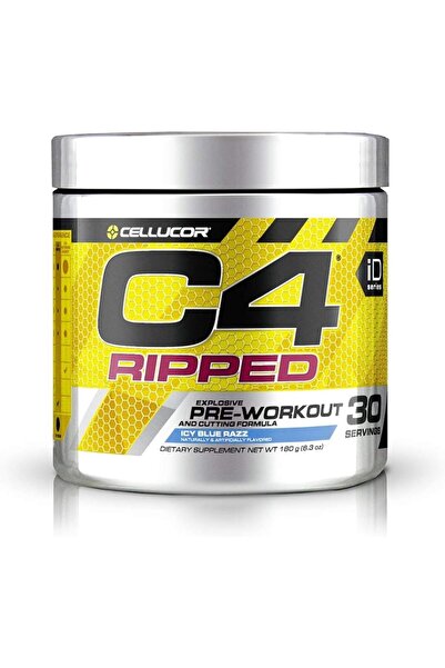 Cellucor C4 Ripped Pre Workout Powder Icy Blue Razz