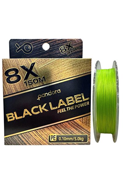 Pandora Black Label 8X 150 mt 0.10mm İp Misina Light Green