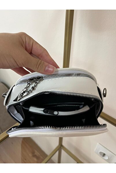 zemihra Oval Small Size Double Compartment Lined Stylish Design Women's Handbag Shoulder Bag