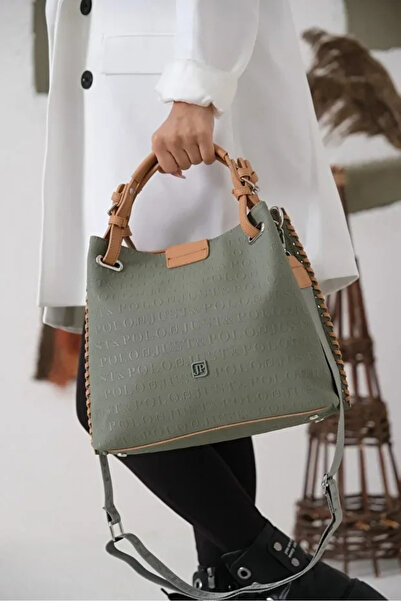 Just Polo Women's Waterproof Large Size Luxury Hand and Shoulder Bag Shopper Size: 26 X 30 cm