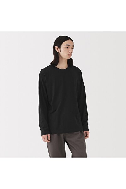 Muji Washed Jersey Crew Neck Long Sleeve T-Shirt