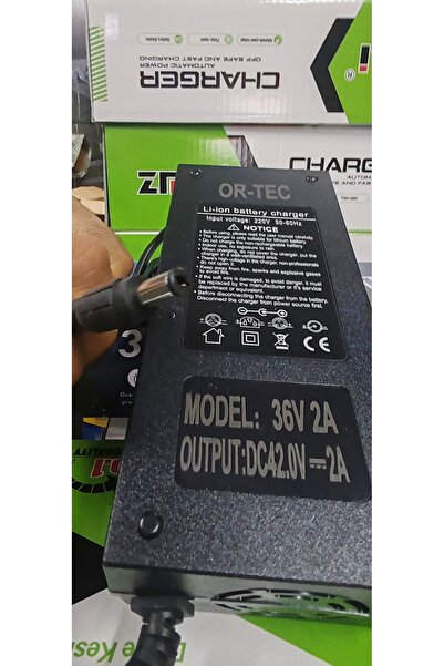 ORTEC 42v 2 amper Elektrikli Bisiklet Şarj Aleti 36volt 2 amper