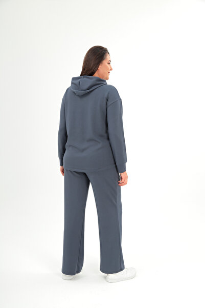 cto your style Women's Plus Size Hooded Tracksuit Set