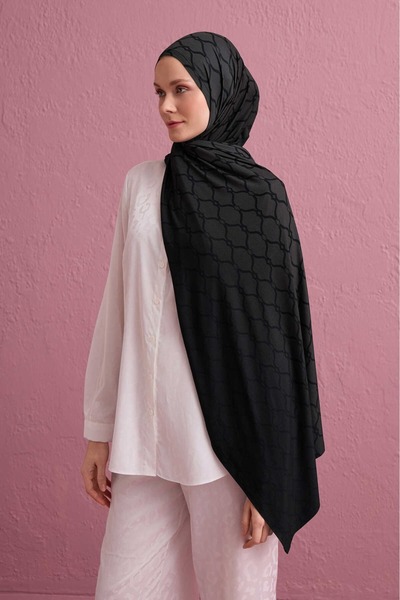 Imannoor Kafes Anthracite Gradient Supreme Shawl 70X175