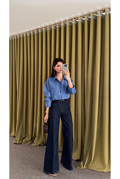 HAZELANNA Blugi Palazzo închis la culoare