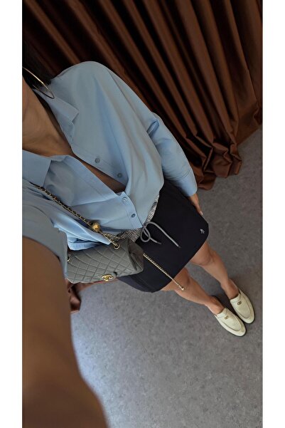 HAZELANNA Μπλε φούστα με μπλε ναυτικό χρώμα