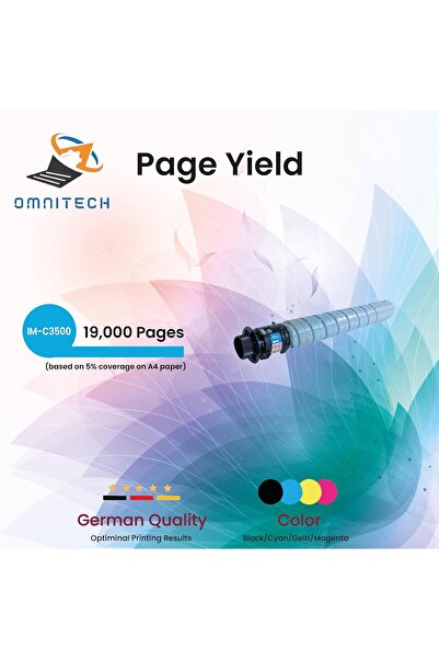 Omnitech خرطوشة حبر سماوي Omni Tech IM-C3500