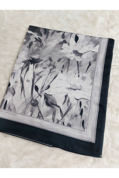 REMOMODA Flower Pattern Cotton Soft Shawl , High Quality & New Season Shawl