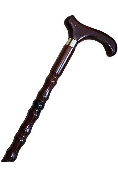 stfast st 94 cm Kahverengi Doğal Ahşap El Yapımı Baston Günlük Kullanım Yürüm...