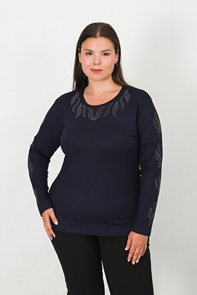 Lanze بلوزة من القطن الممشط بطبعة حجرية