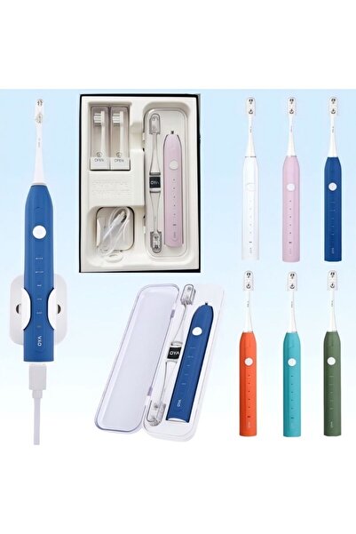 OEM Foldable Smart Sonic Electric Toothbrush, 5 Modes, USB-C, Turquoise