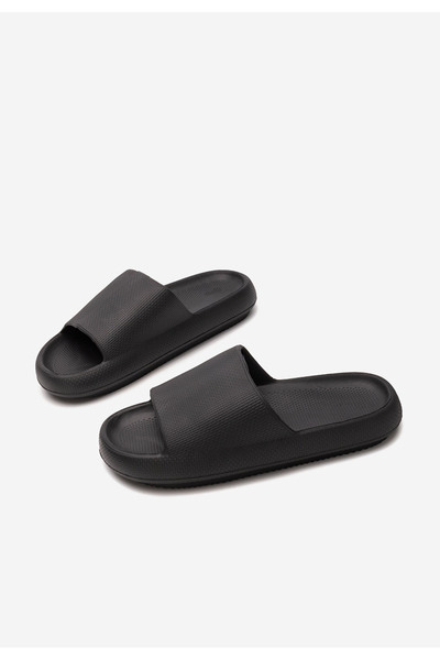 B T Shoes Černé dámské letní pantofle Jomya V3