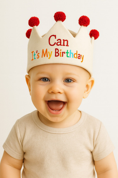 Fiyonka It’s My Birthday Yazılı Kişiye Özel Parti Tacı - Doğum Günü Şapkası