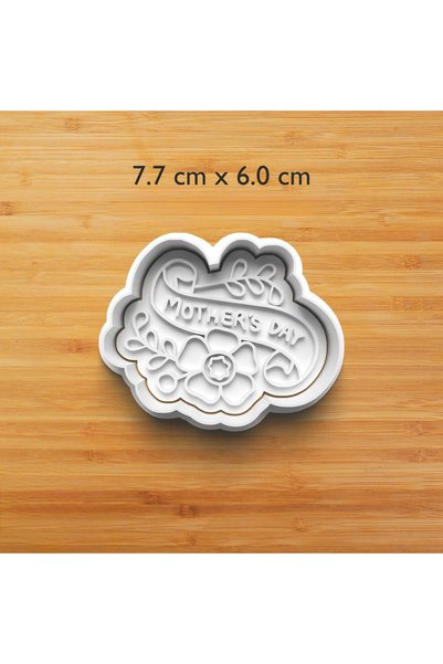 Hobist Mother's Day Set of 10 Cookie and Sugar Dough Molds
