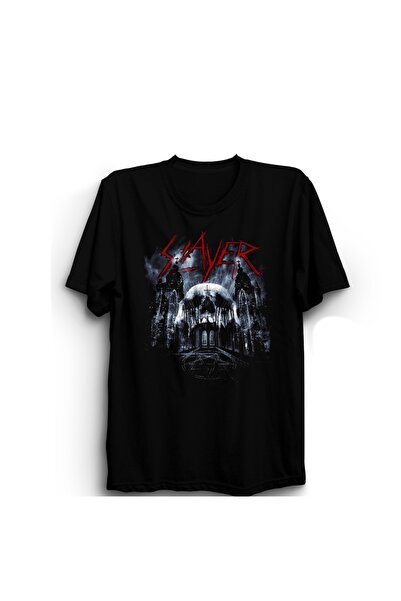 The Fame Tricou unisex cu imprimeu Slayer, Cold City, trupa de muzică rock me...