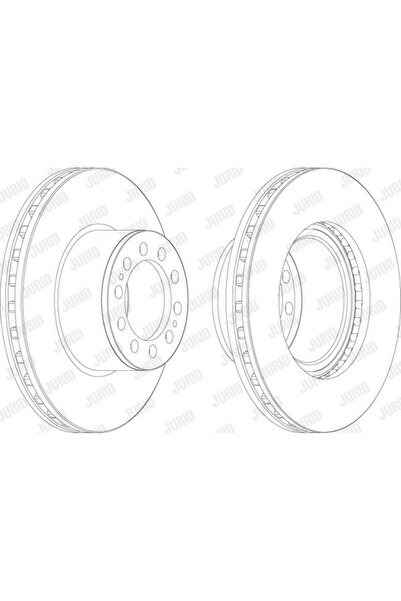 Jurid Disc frana axa remorcata pentru MERCEDES-BENZ